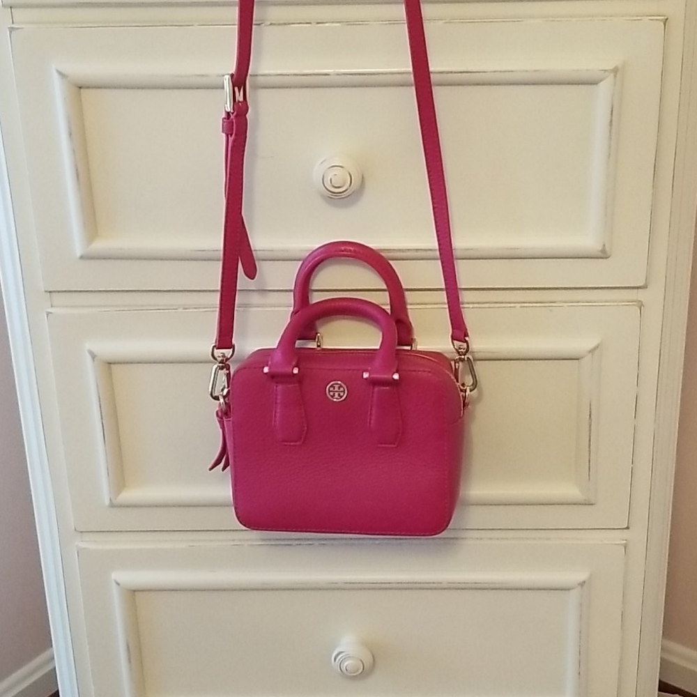 Tory Burch Hot Pink Crossbody Satchel